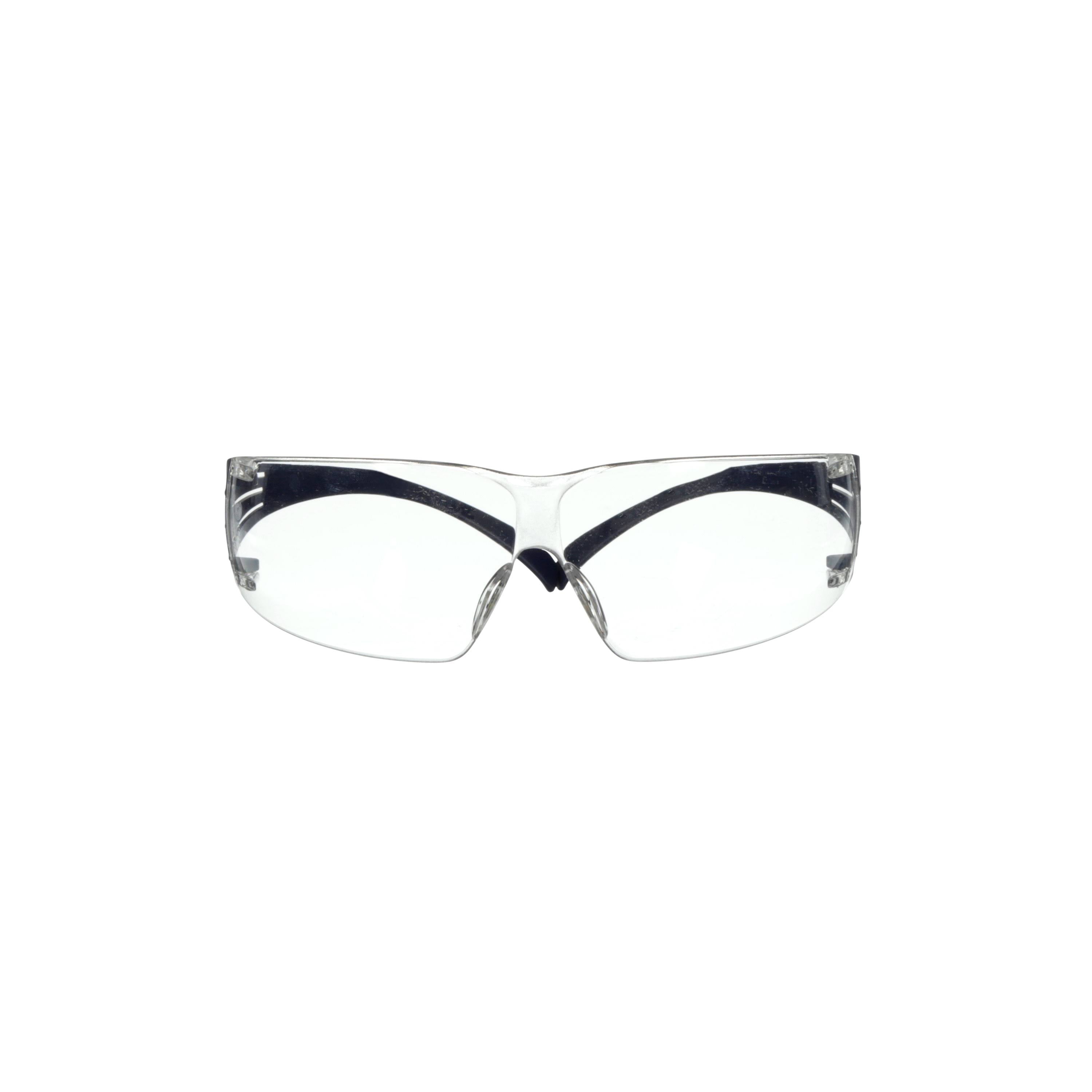 Blue Temples Clear Anti-Fog Lens Safety Glasses W610