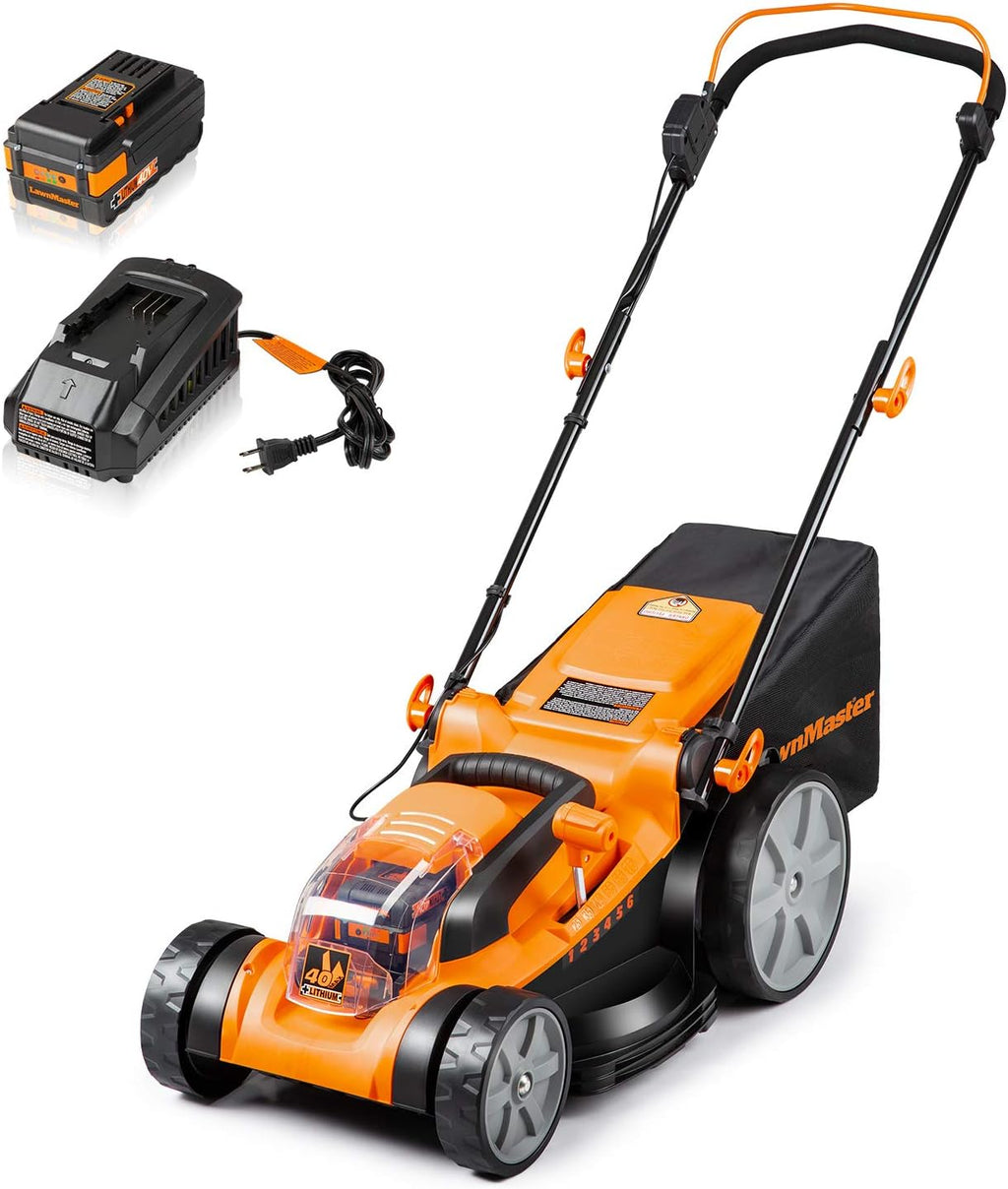 Cordless 21-Inch Brushless Push Lawn Mower 60V Max with 4.0Ah Battery & Fast Charger Z471
