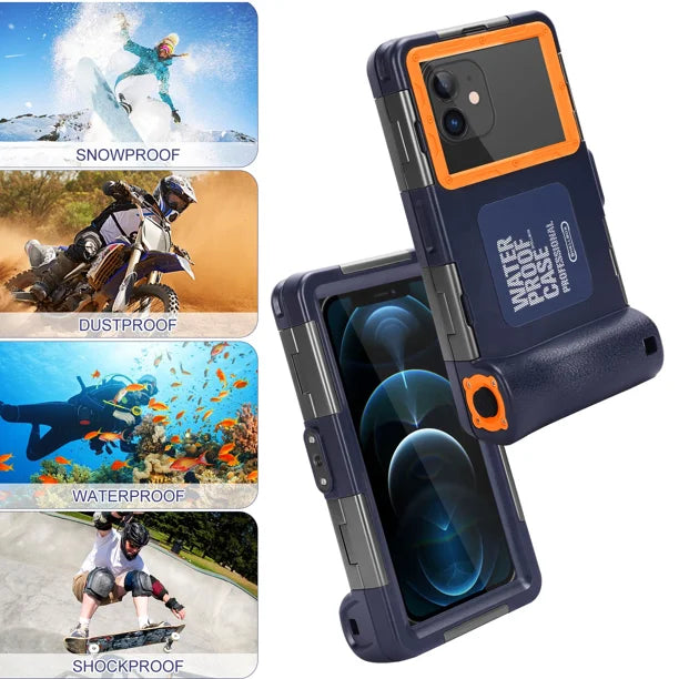 Waterproof Protective Case for Oppo Find X3 and Phones Up to 6.9 Inch E422