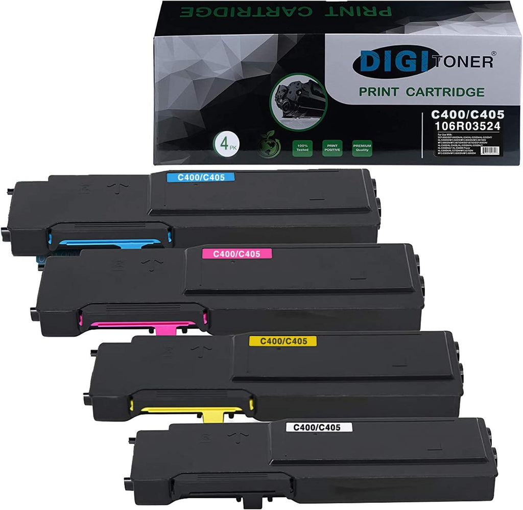 Toner Cartridge 4-Pack for Xerox VersaLink C400 C405 Y995