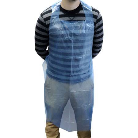 4000 Pack Blue Disposable Apron T49230