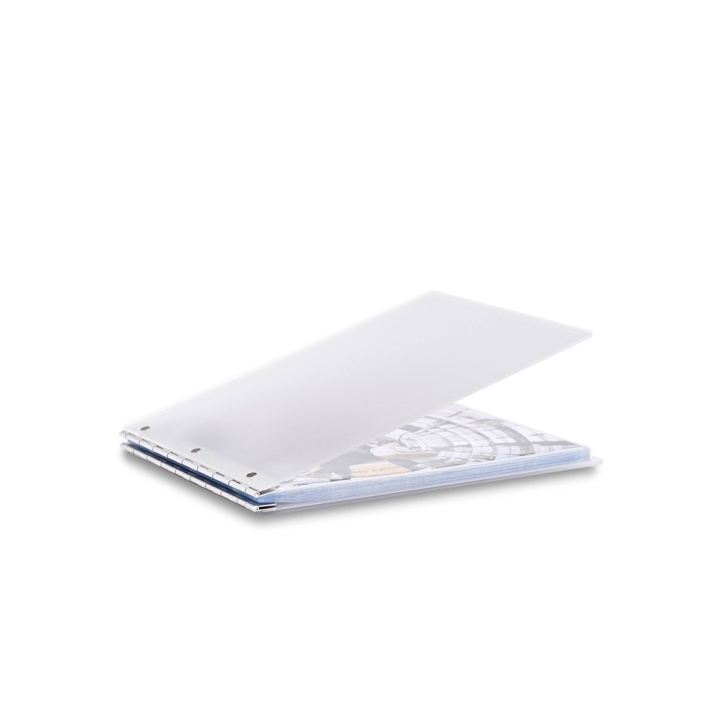 8.5x11 Landscape Screwpost Binder Mist with 20 Sheet Protectors R80804