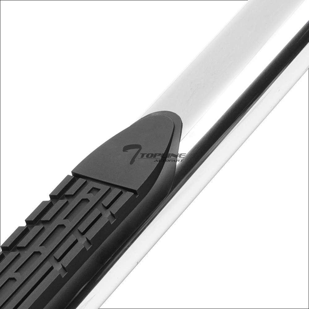 4" Oval Polished Stainless Steel Side Step Nerf Bars Rail Running Boards H594154