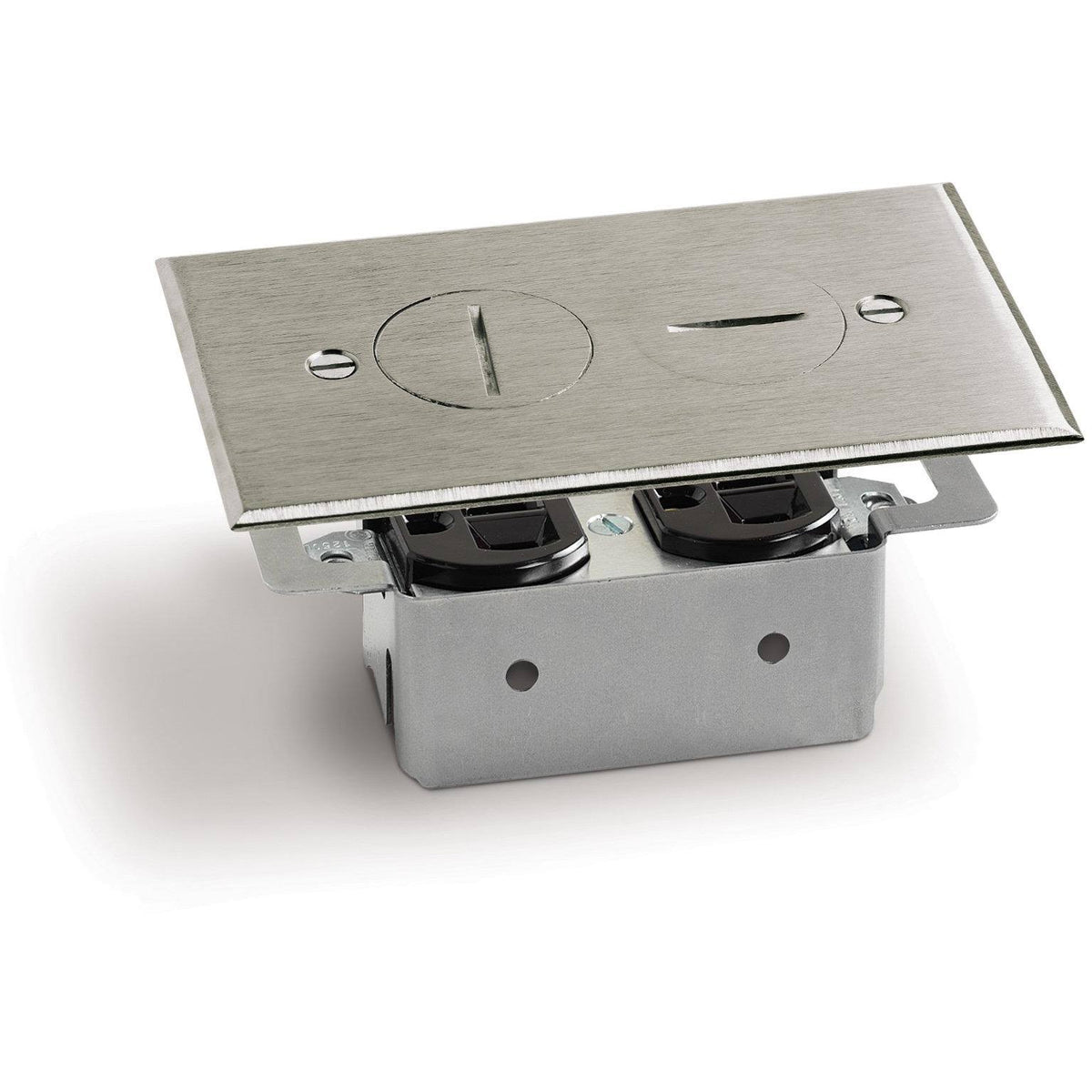 Nickel Silver Floor Plate Receptacle Box Y588369
