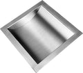 304 Stainless Steel Drop-in Tray 16" Deep x 10" Wide x 1.6" High Brushed Finish O136435