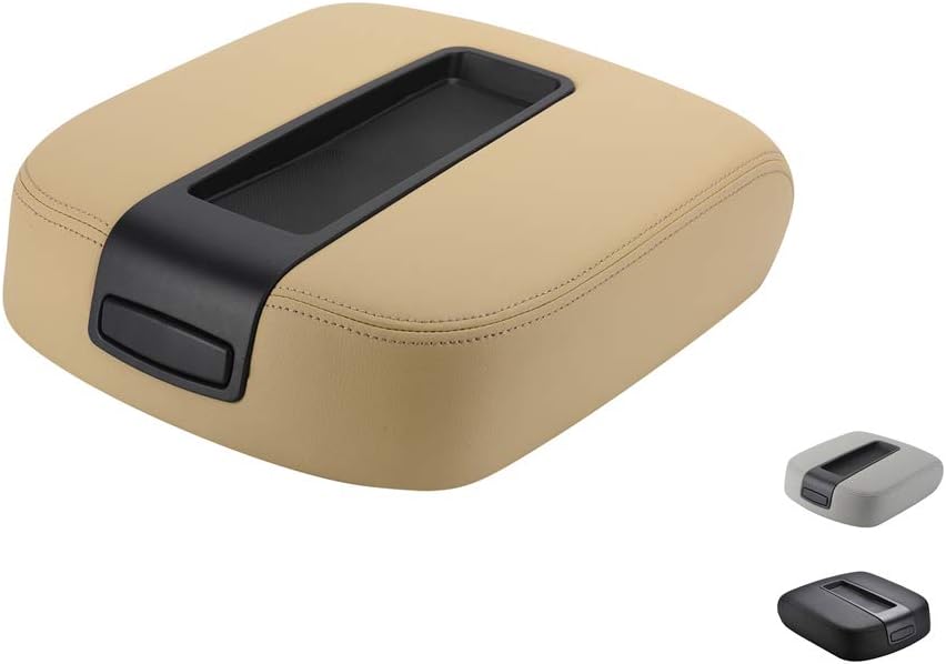 Gray Center Console Lid Armrest Cover Pack of 2 E4700