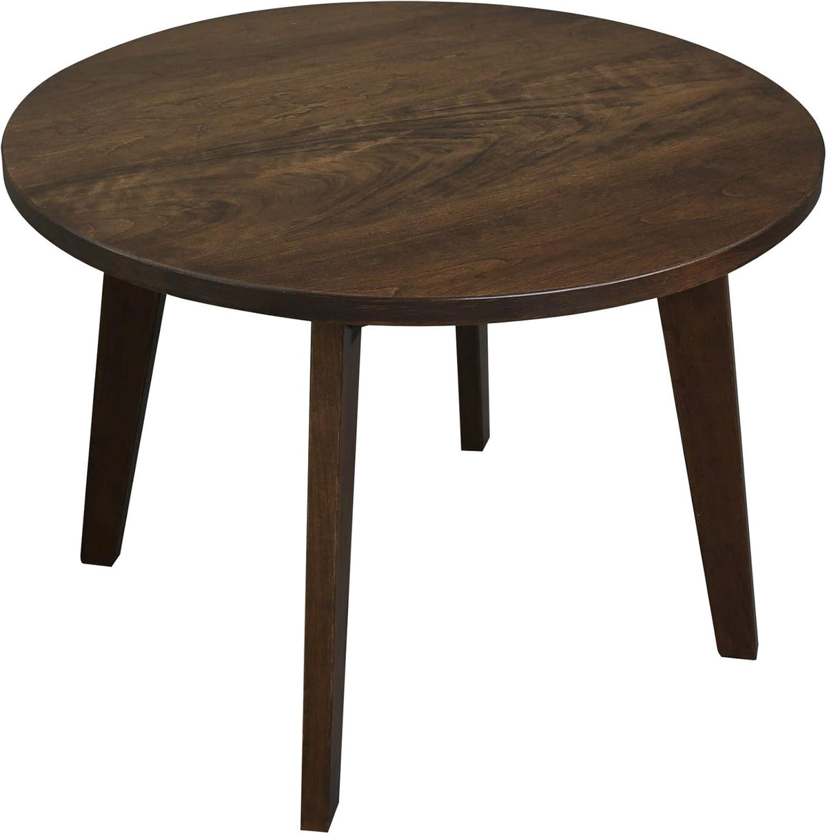 24 Round Solid Wood Coffee Table Antique Cherry B1252