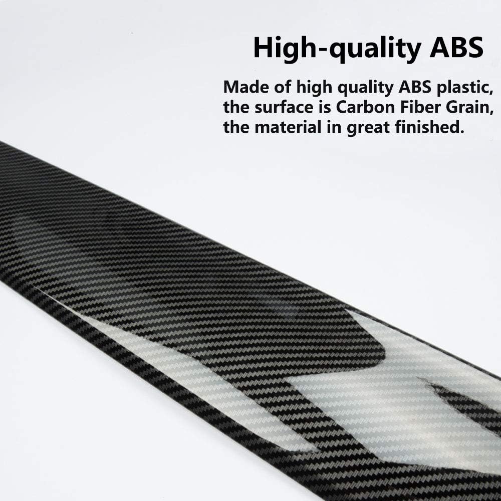 2Pcs Carbon Fiber Look Dashboard Panel Trim for Tesla Model 3 Model Y Q4387