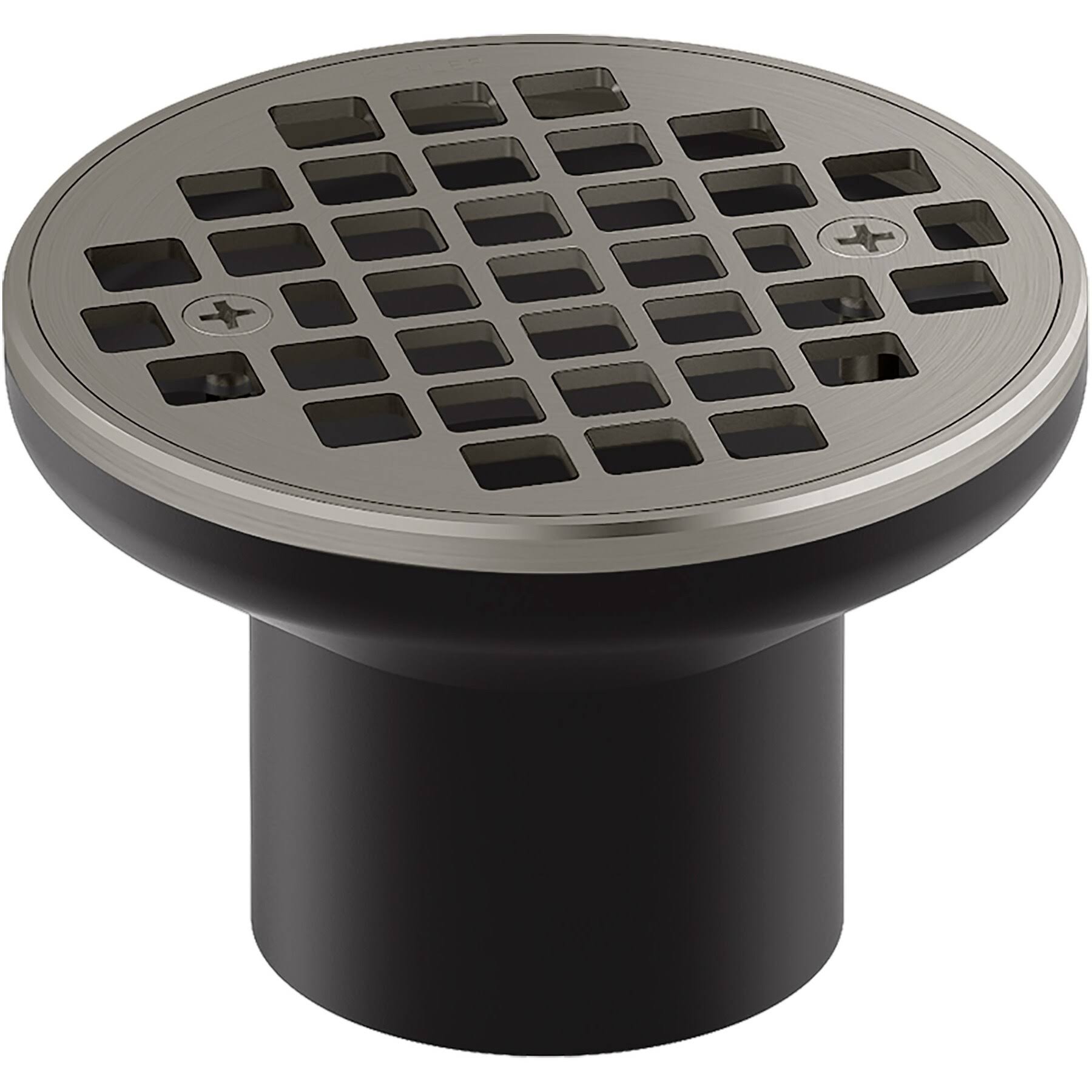 Brushed Nickel Round Tile-In Shower Drain J878