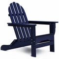 Navy Non-Folding Plastic Adirondack Chair P173
