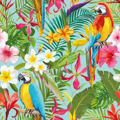 Tropical Removable Peel and Stick Wallpaper Panel H38790