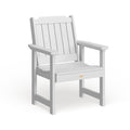 White Marine-Grade Synthetic Wood Garden Chair K971773