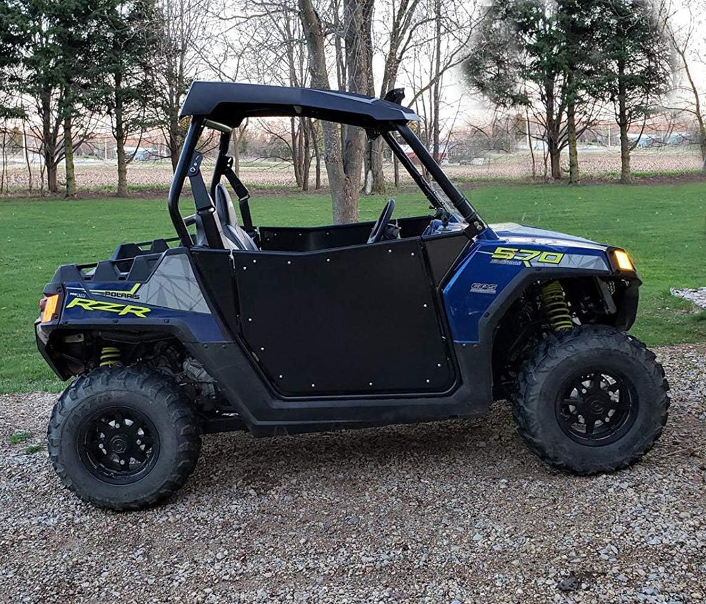 Black Metal Full Suicide Doors with Latches, Pair D737