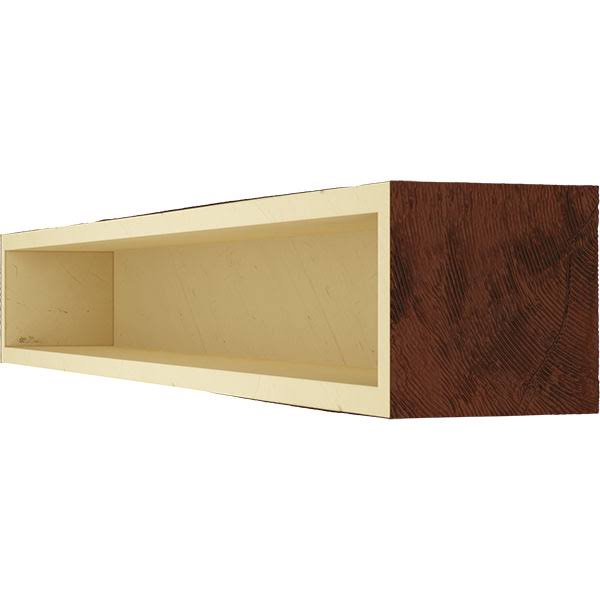 Natural Pecan Knotty Pine Faux Wood Fireplace Mantel A148