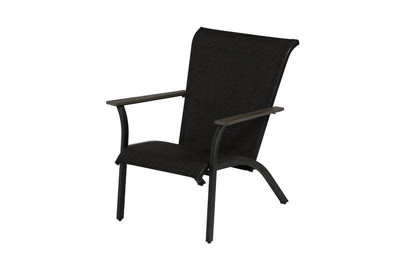 Chicago Steel Frame Sling Chair Brown - Pack of 2 V156750