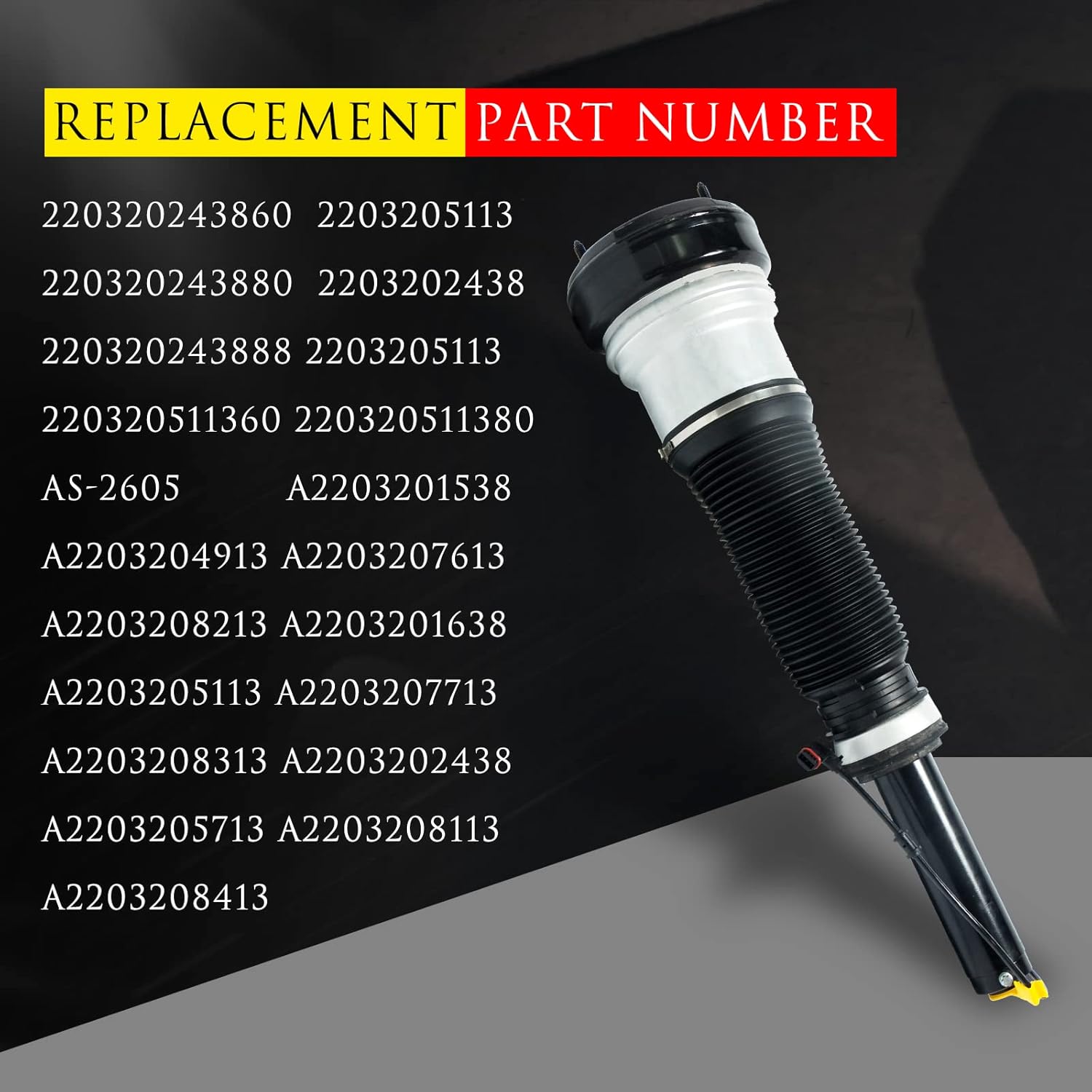 Front Air Suspension Shock Absorber Strut for S-Class W220 K7101