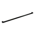 Satin Black Handrail Section with Return, 10 ft Length O2166