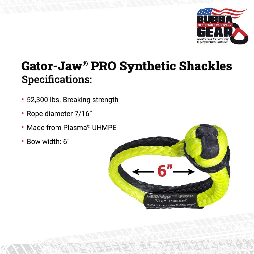 Blue Pack of 2 Synthetic Tow Shackle K419784