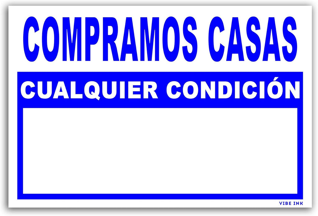 100-pack 18"x12" Plastic Signs X37715