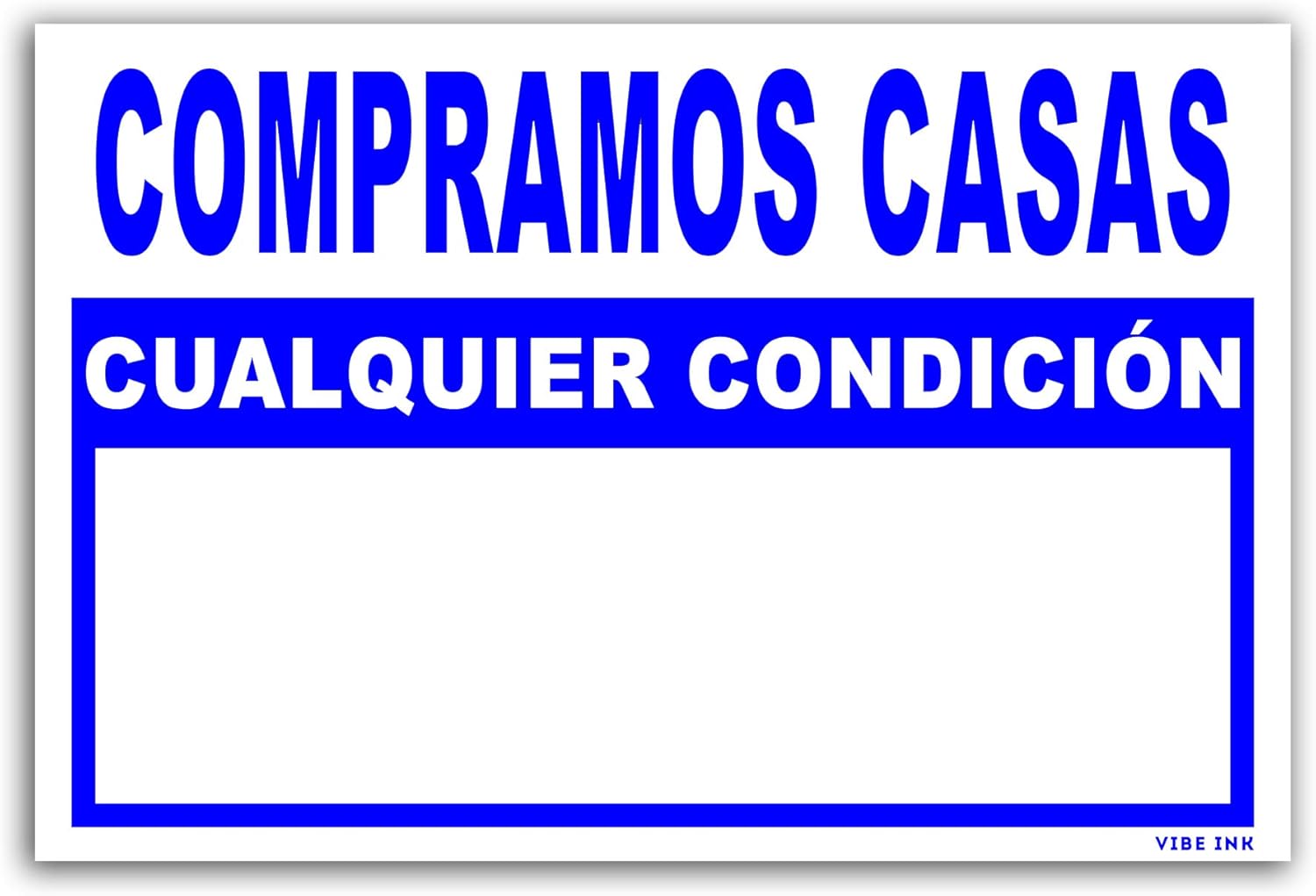 100-pack 18"x12" Plastic Signs X37715
