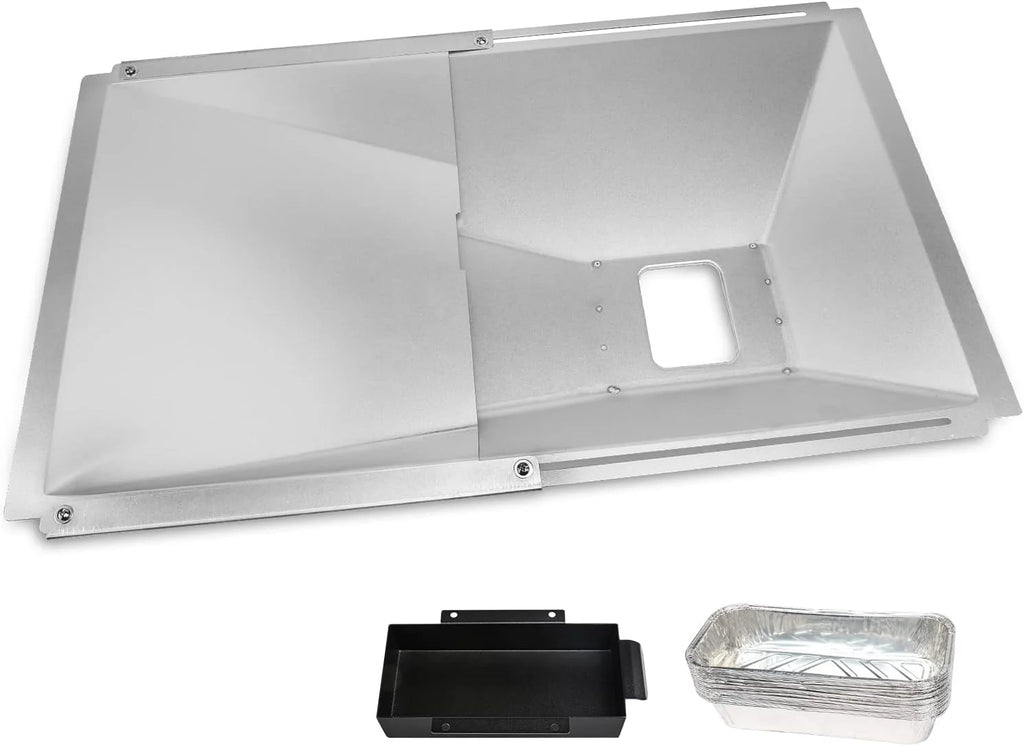 Universal Grease Tray with Catch Pan for Gas Grill F393445