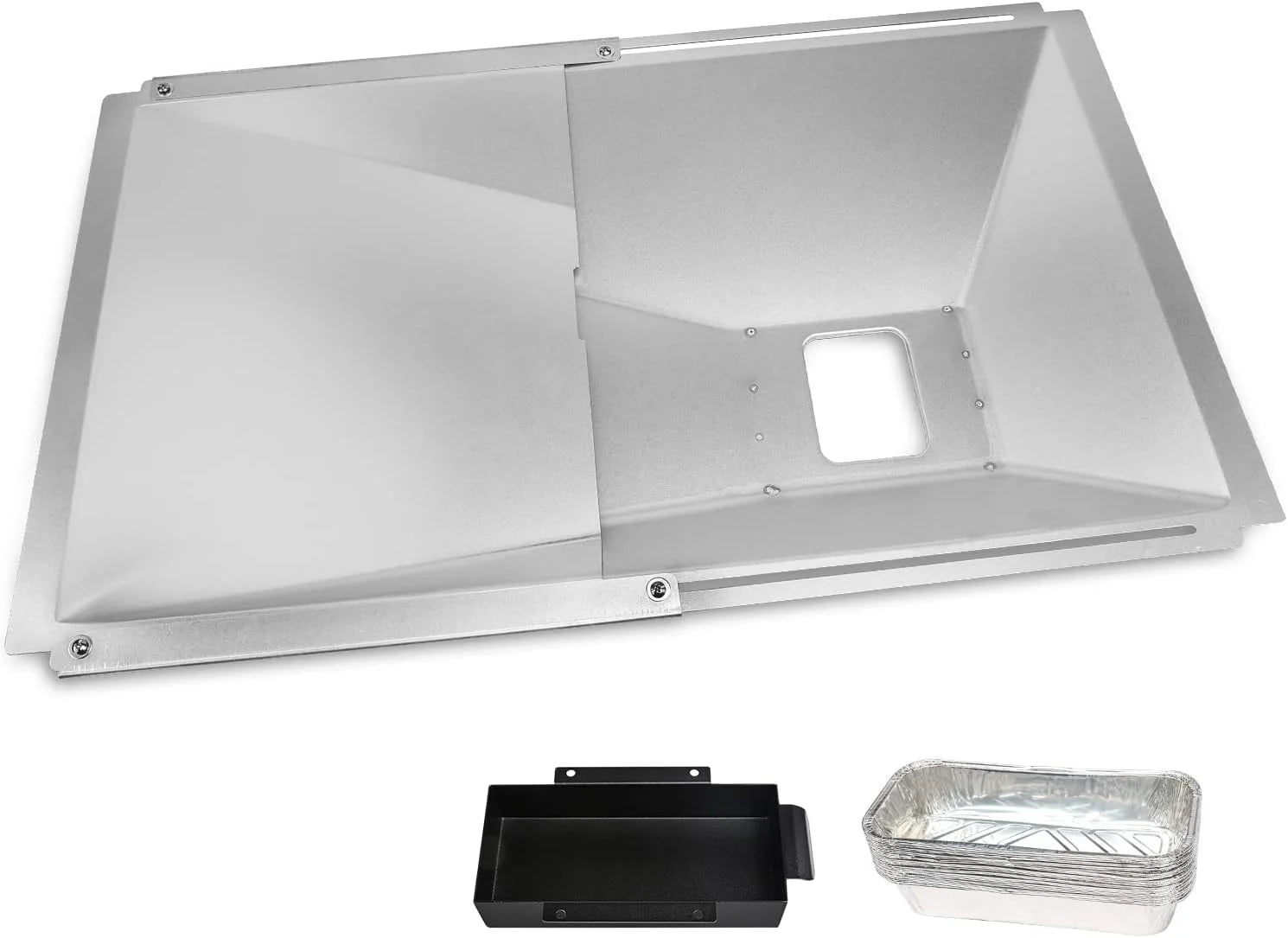 Universal Grease Tray with Catch Pan for Gas Grill F393445