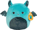 10" Teal Bat Plush Stuffed Animal Toy E101562