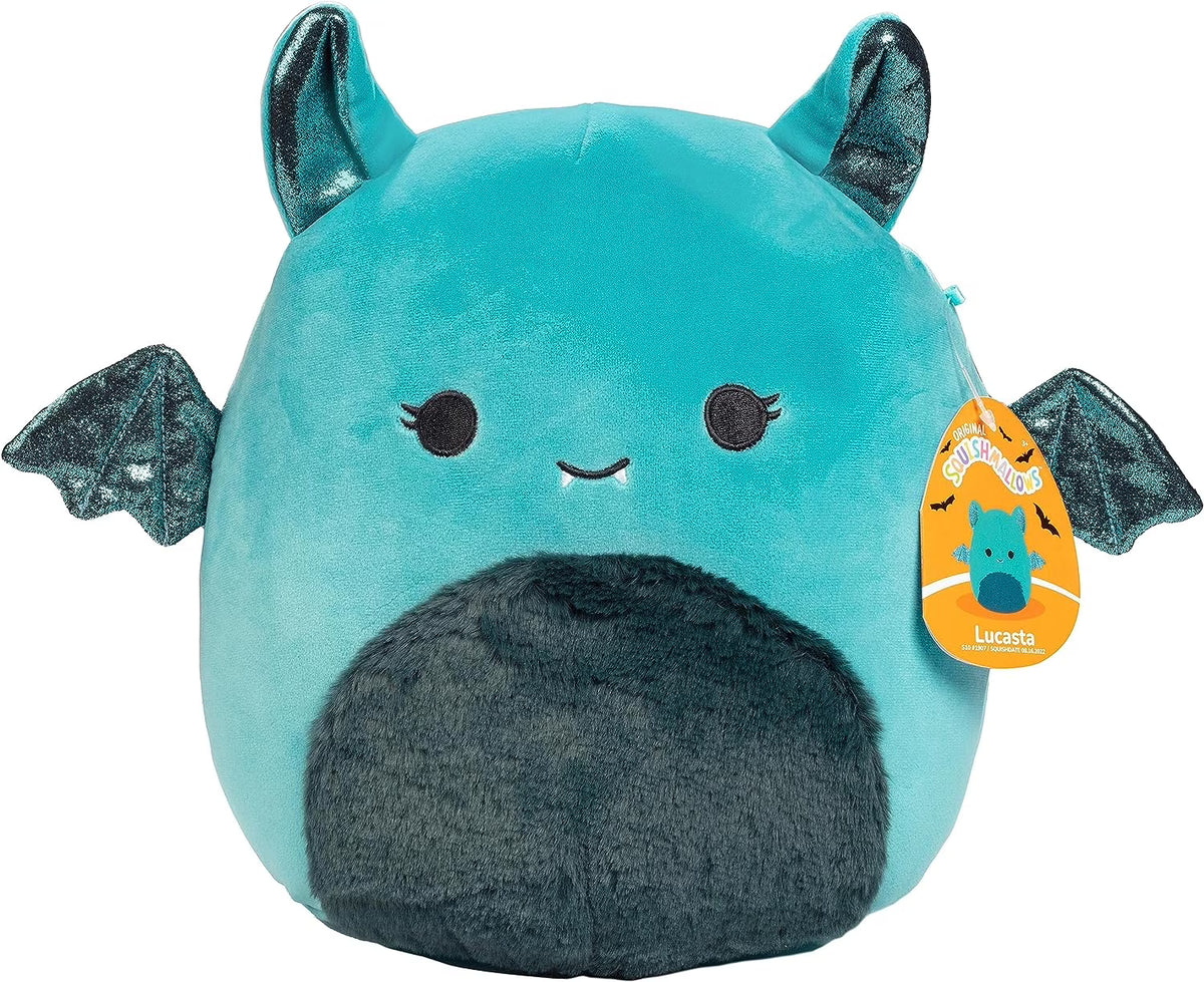 10" Teal Bat Plush Stuffed Animal Toy E101562