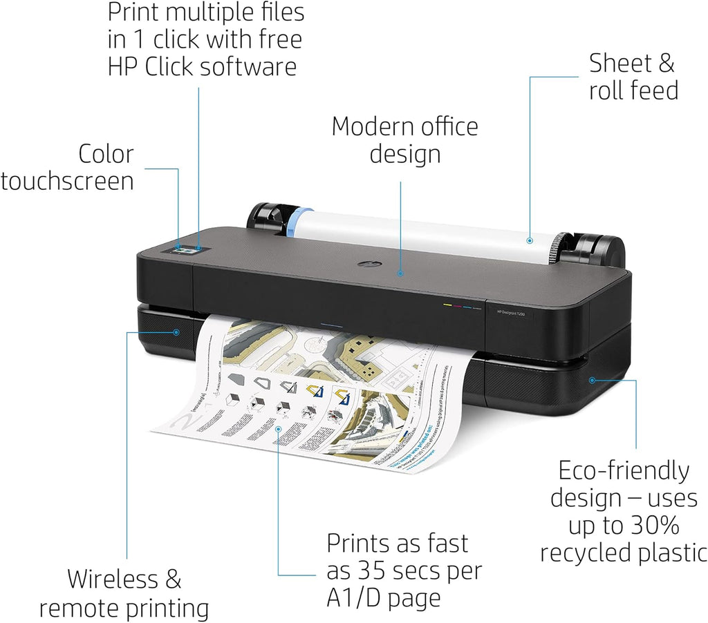 24" Wireless Large Format Plotter Printer R4447