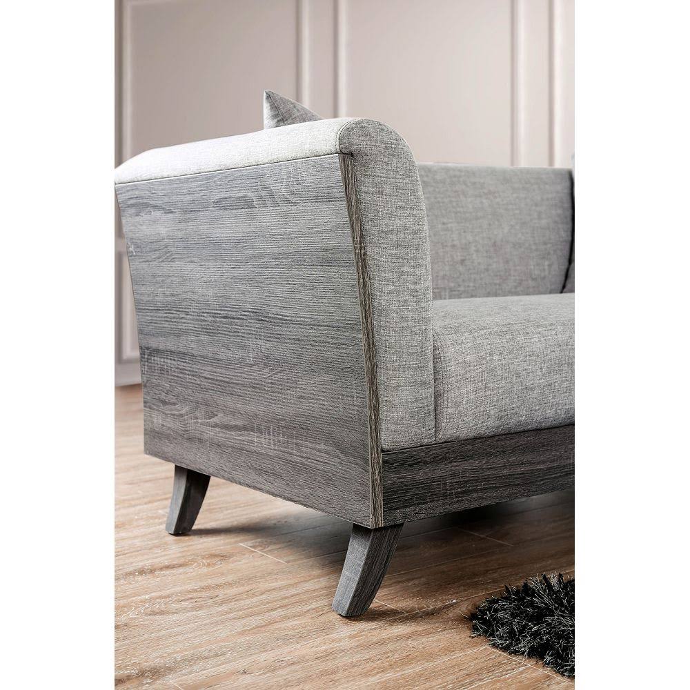Gray Loveseat F5587