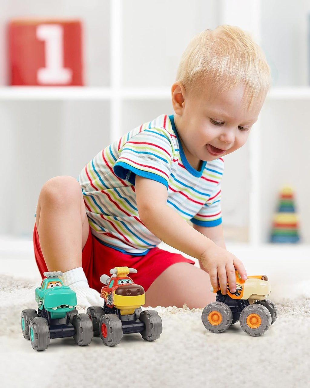 Friction Powered Cars 3PCS Toy Set P143