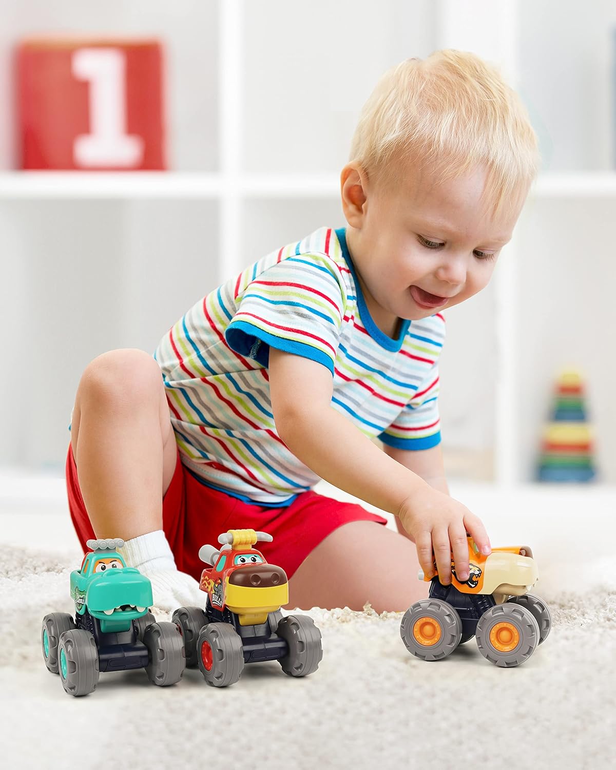 Friction Powered Cars 3PCS Toy Set P143