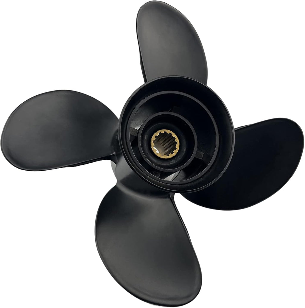 10.6x12 10.3x13 4 Blade Aluminum Outboard Boat Propeller P291