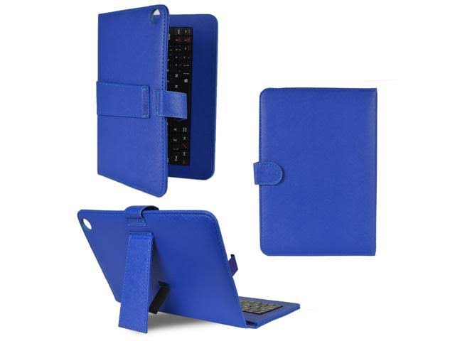9x22 8GB Android Tablet Quad Core 1GB Cams Blue Keyboard Case Bundle Q962