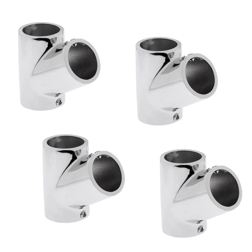 Marine Stainless Steel 60 Degree T Fitting 7/8" Tube Hand Rail H940009