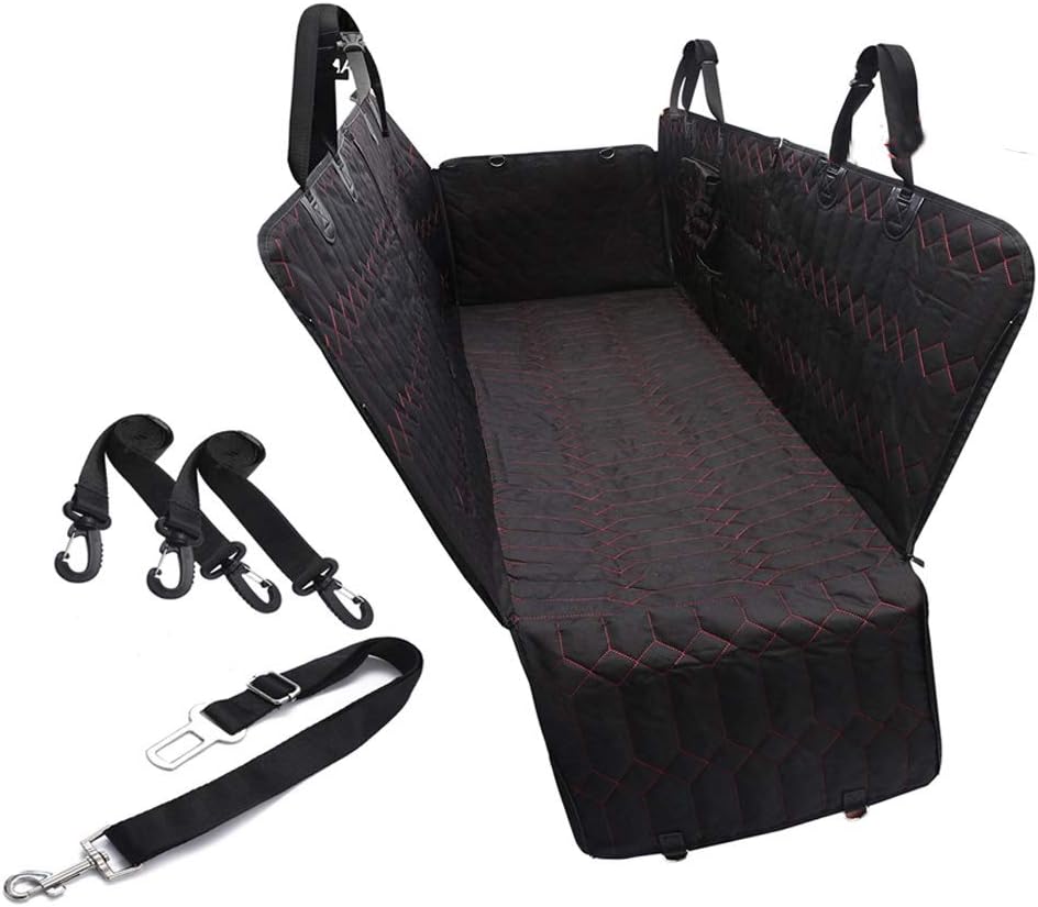 Waterproof Hammock Car Seat Cover for Dogs (Gray, 56") Pack of 2 R243