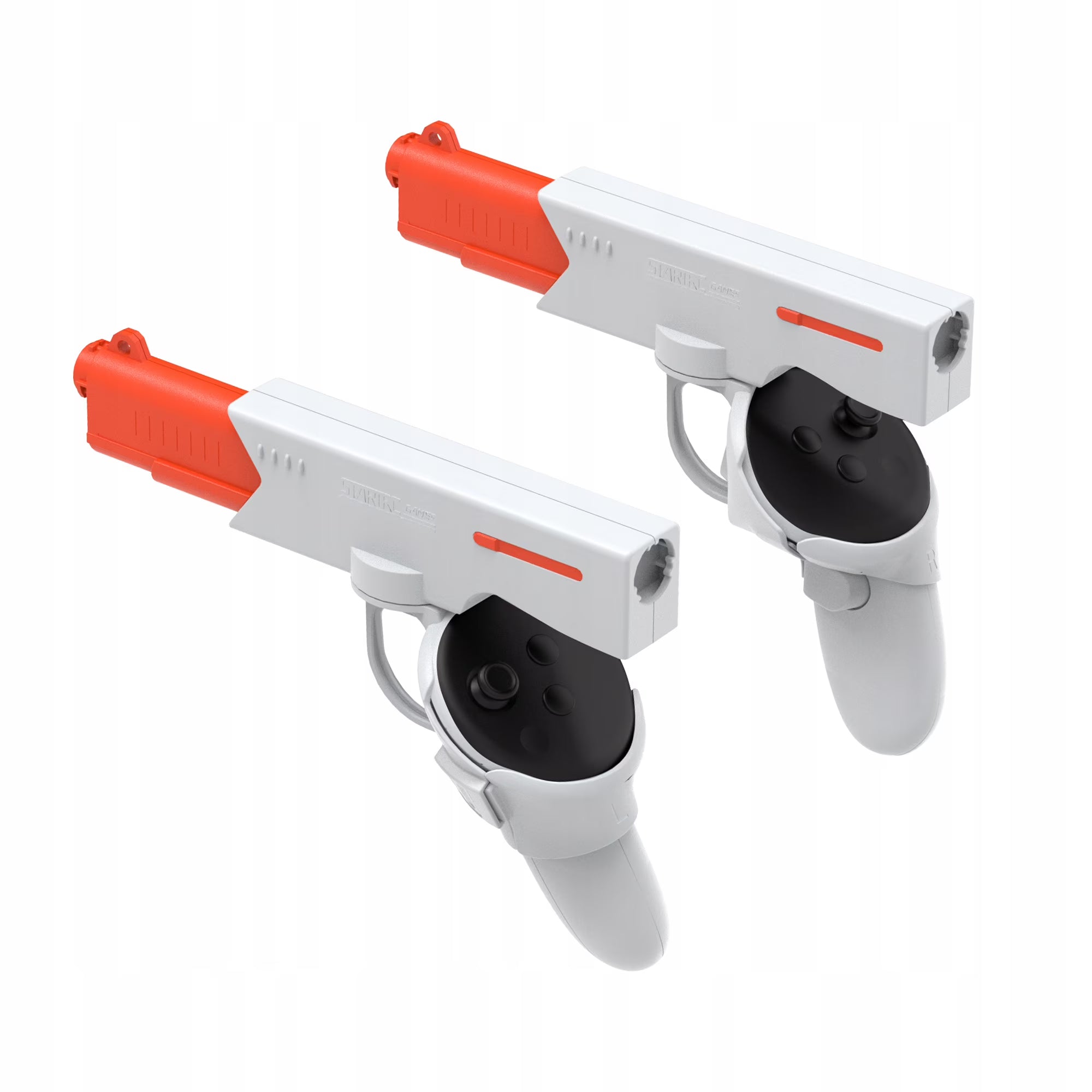 Orange & White Gun Stock for Meta Quest 3 J638
