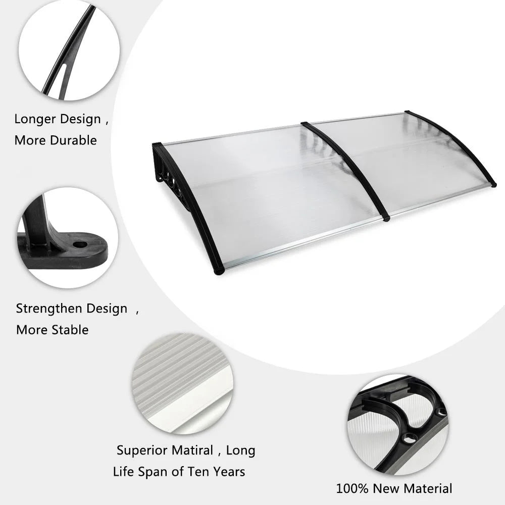 Black Bracket Patio Awning X798613