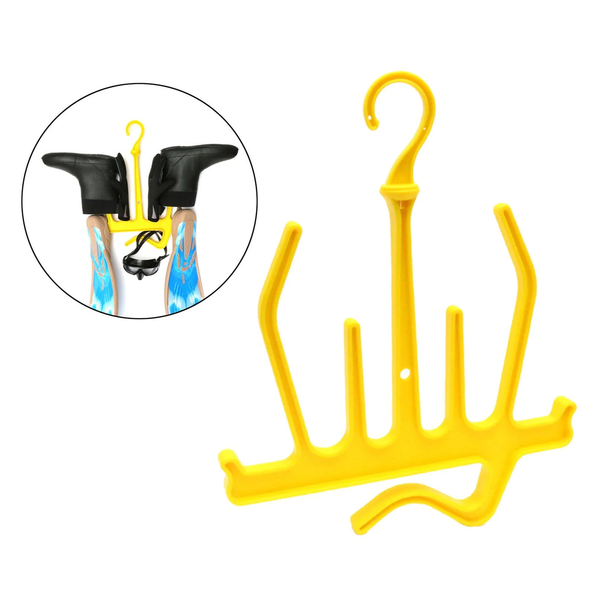 Yellow Rotatable Snorkel Drain Hangers S6131
