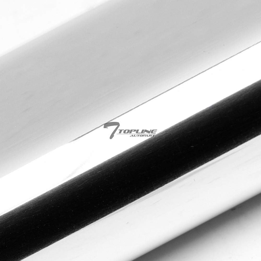4" Oval Polished Stainless Steel Side Step Nerf Bars Rail Running Boards H594154
