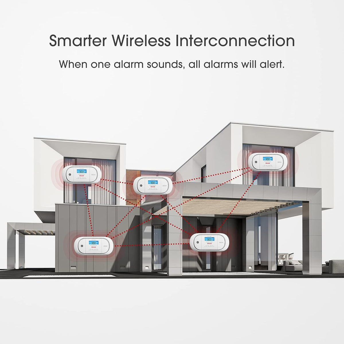 Wireless Interconnected Carbon Monoxide Detector, Pack of 2 P72060