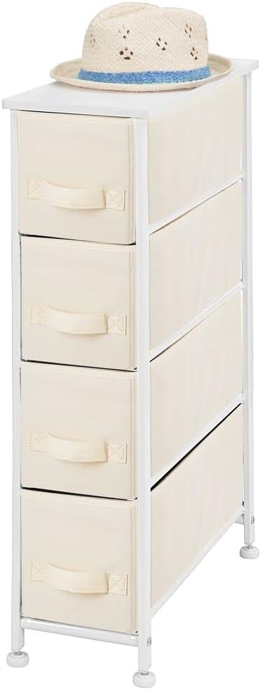 4 Drawer Tall Storage Tower Organizer Nightstand T667