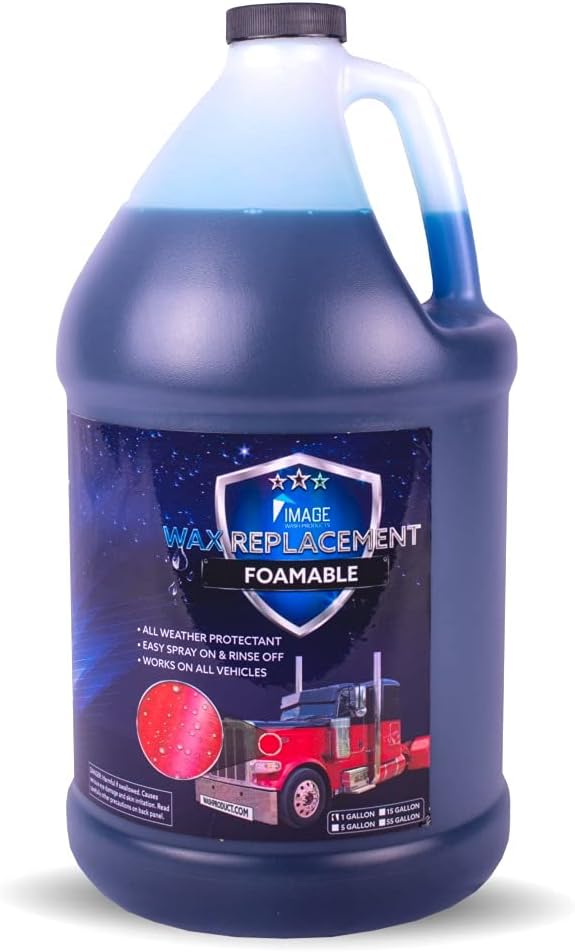 Foam-on/Rinse-Off Coating with Garden Hose Foam Cannon and Gallon of Wax Replacement F4231