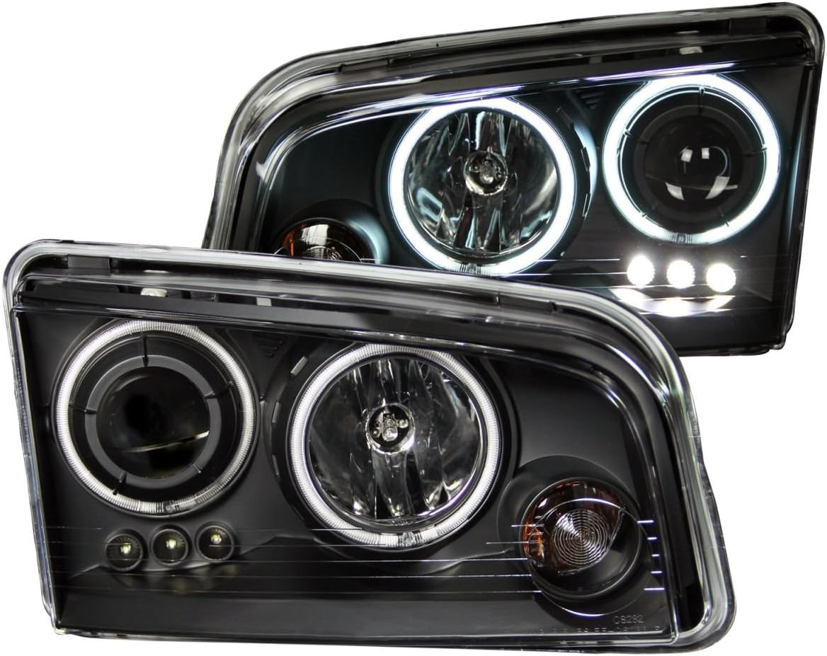 Projector Headlight Set with CCFL Halo E9054