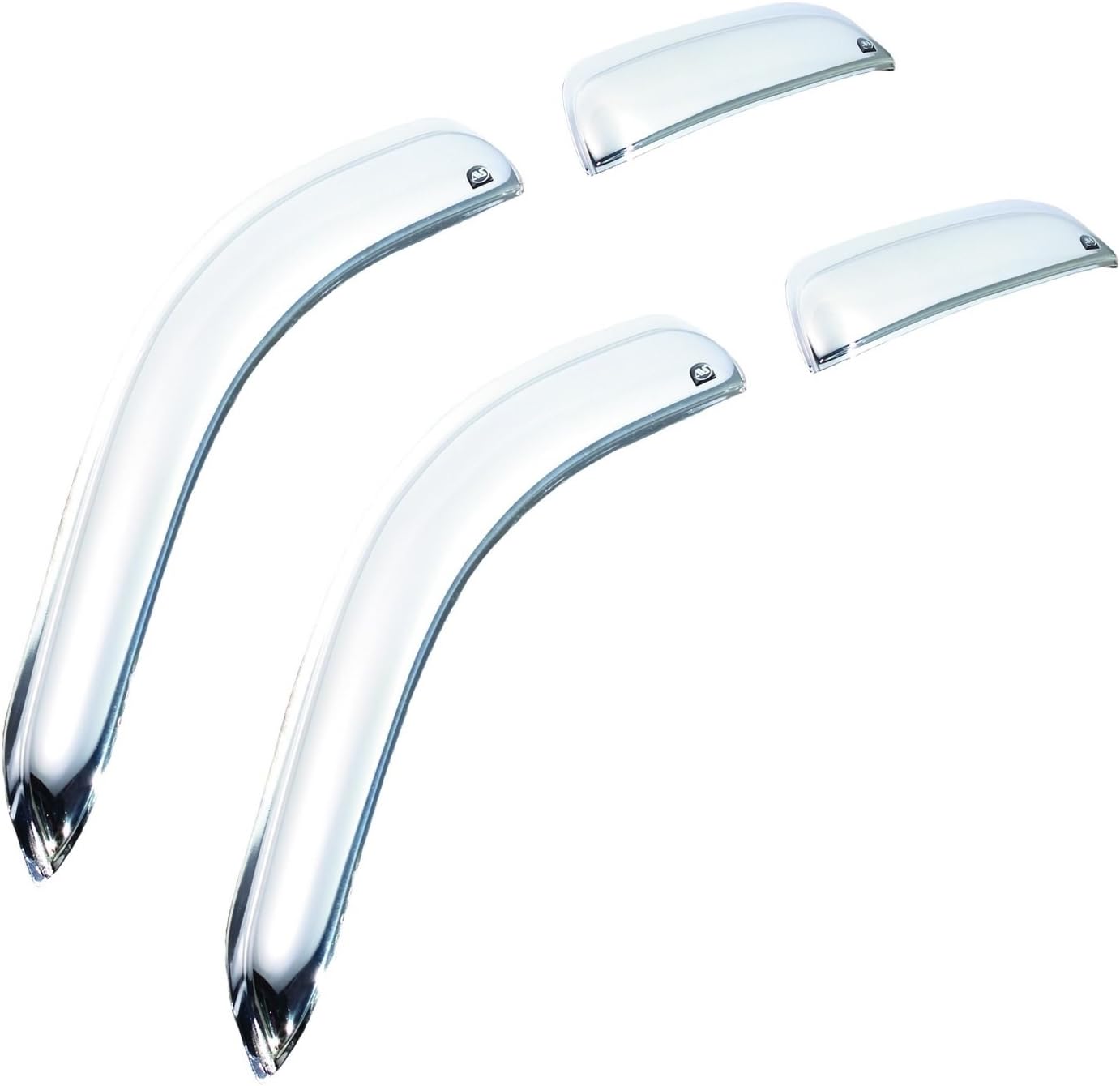 Chrome 4-Piece Ventvisor Side Window Deflector S291927