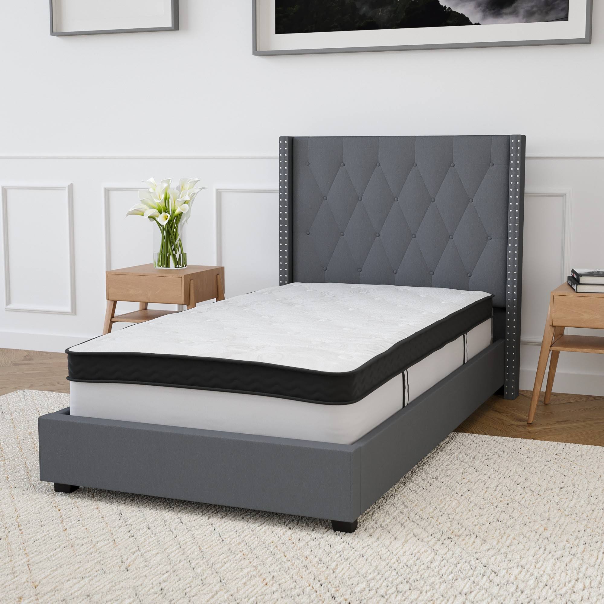 12 inch Twin Hybrid Pocket Spring Memory Foam Mattress P197
