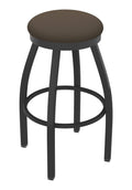 Swivel Bar Stool with Pewter Finish C69609