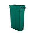 Slim Trash Can, 23 Gal., Green Q4041