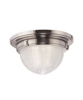 Satin Nickel 1 Light Flush Mount V36681