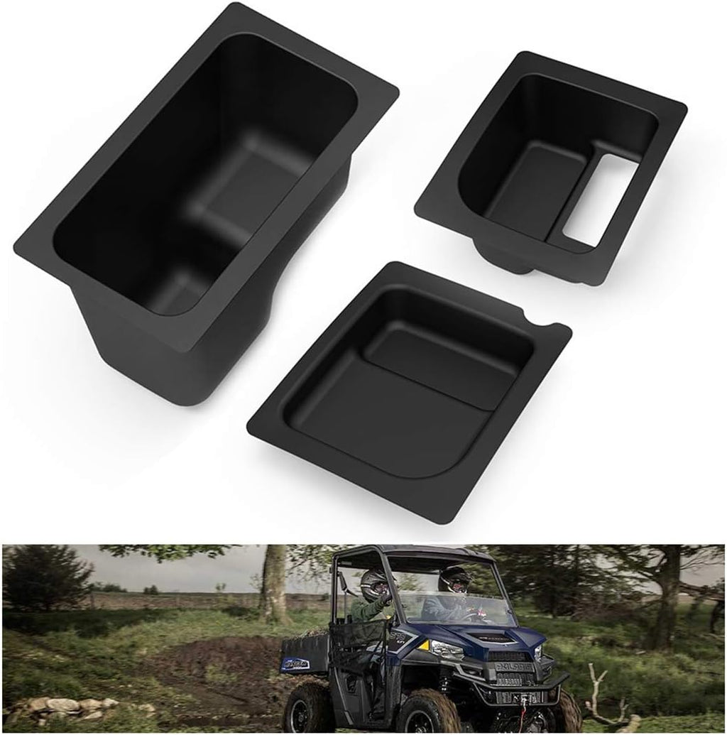 Under Seat Storage Box Bin Set for Polaris Ranger 500/570 Mid-Size C308446
